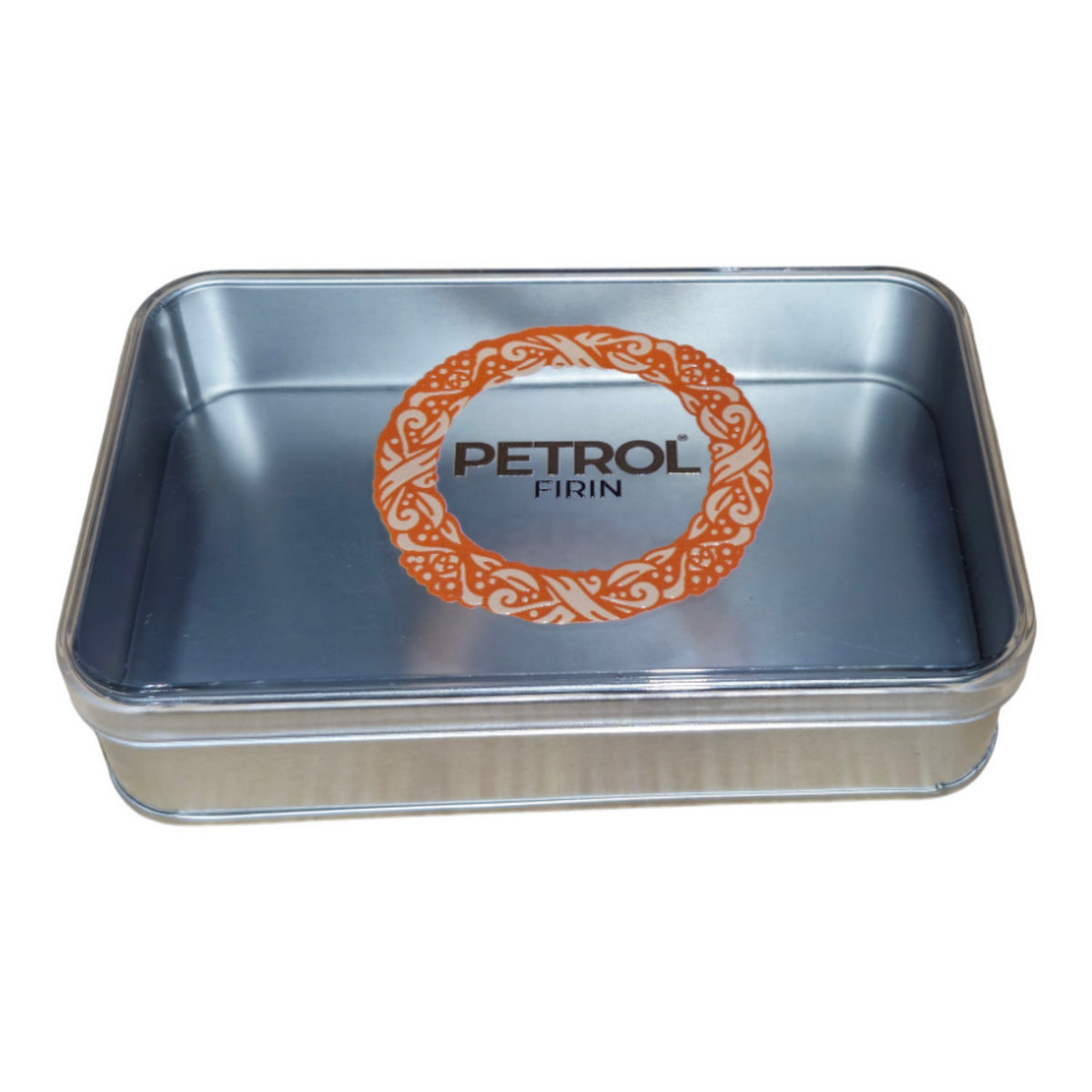 Custom Printed 103x166x36 mm Matte Silver Box with Crystal Lid