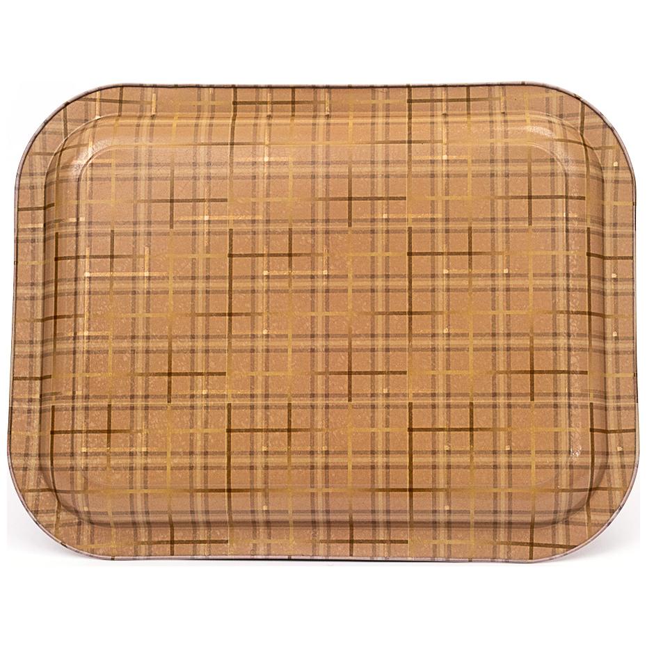 233 x 307 mm Rectangular Metal Tray Rosy