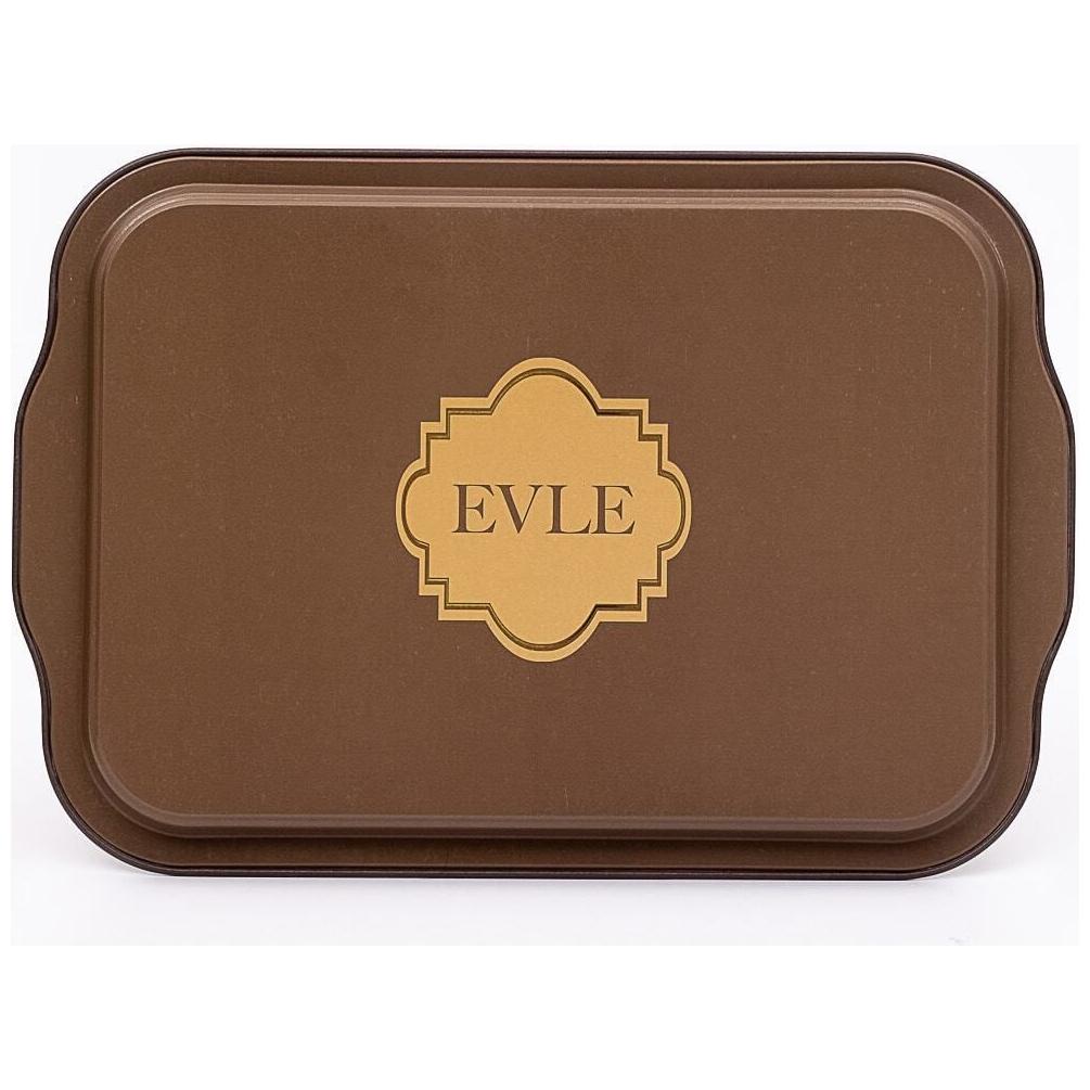215x316 mm Rectangular Metal Tray Handle Retro