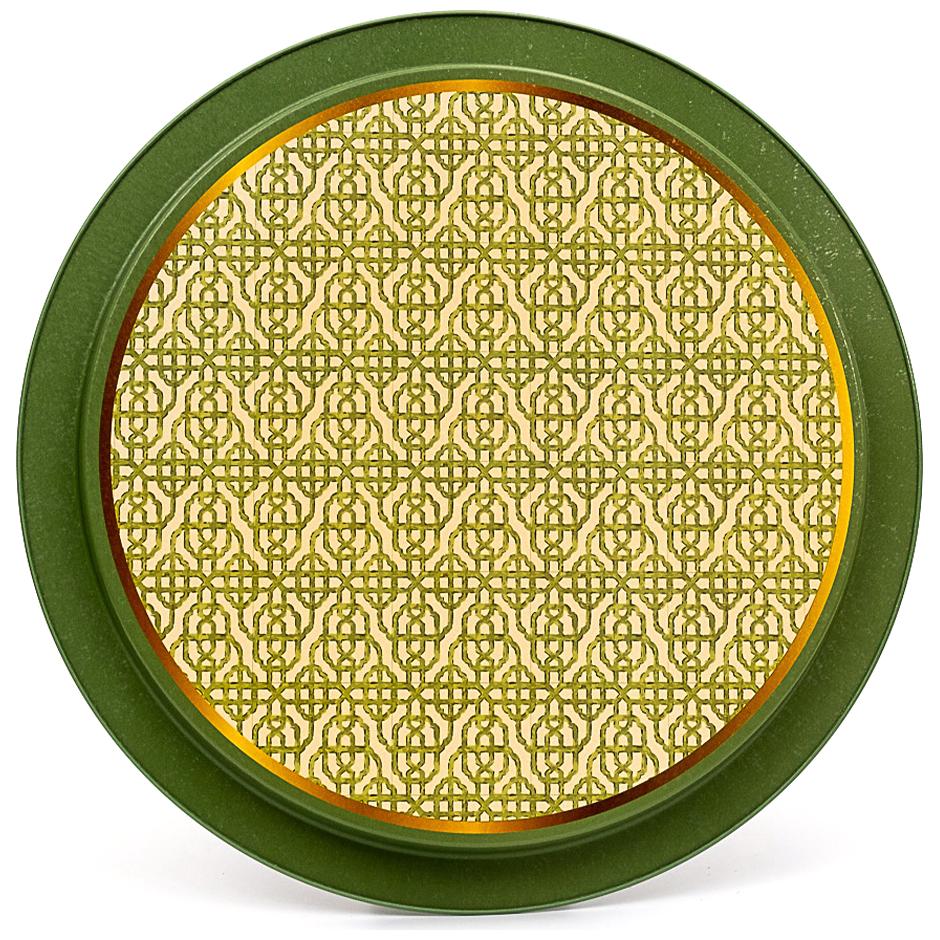 Ø370 mm Round Metal Tray Tropical Jungle – A Lush Paradise of Nature & Wildlife