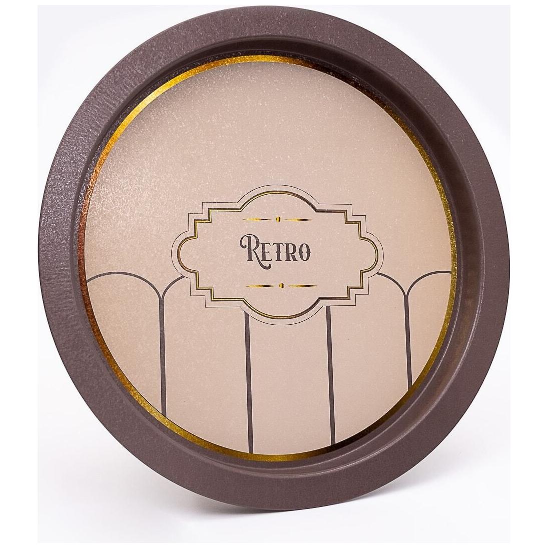  Ø370 mm Round Metal Tray  Retro