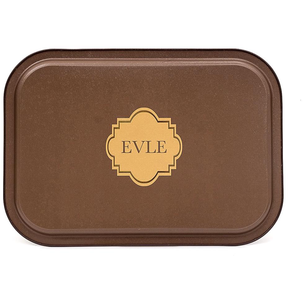 285x400 mm Rectangular Metal Tray Retro