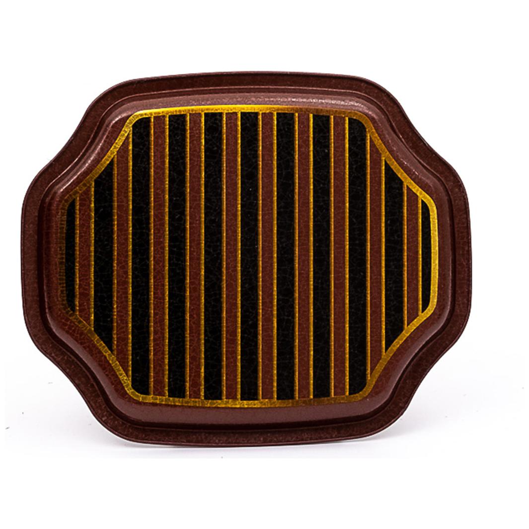 Curved wavy edge Tray  160x190 mm Vintage Circus Elegance
