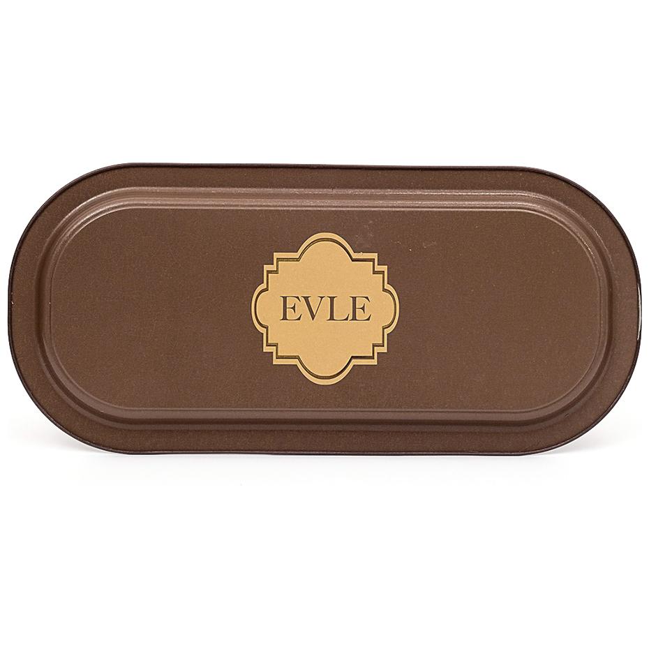 160x350 mm Rectangular Metal Tray Retro