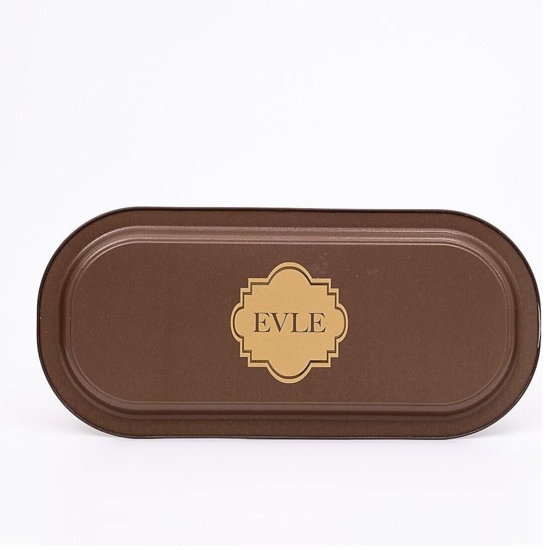 160x350 mm Rectangular Metal Tray Retro