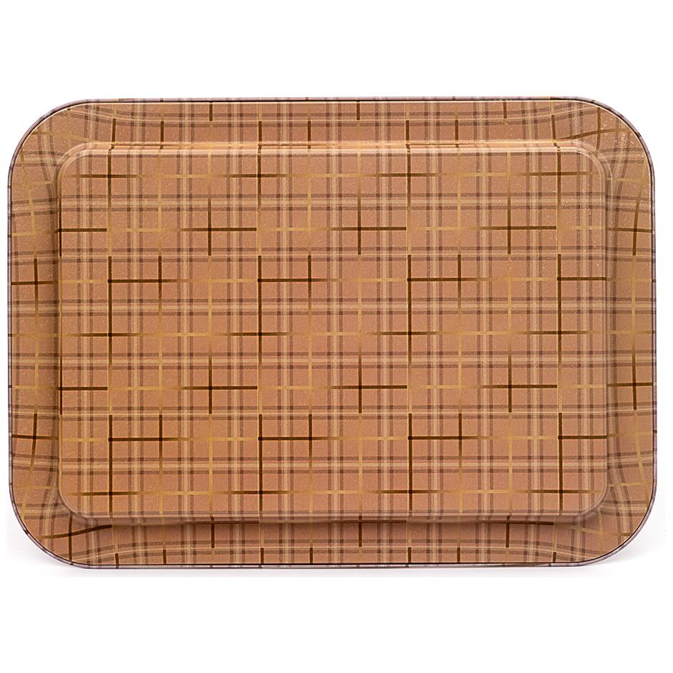 310x430 mm Metal Rectangular Tray Rosy