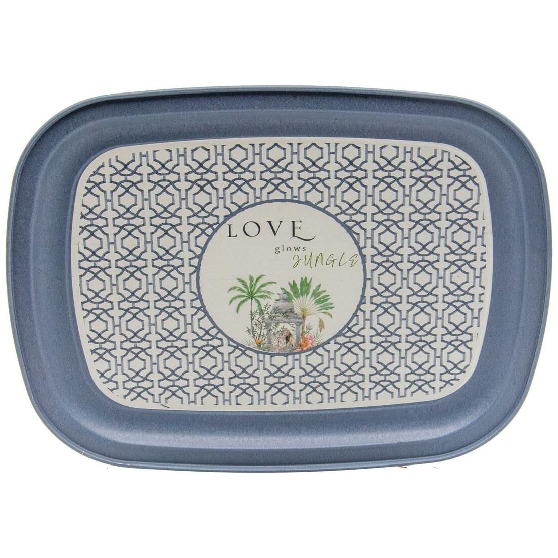 235 x 305 mm Metal Rectangular Tray Tropical Jungle – A Lush Paradise of Nature &amp; Wildlife