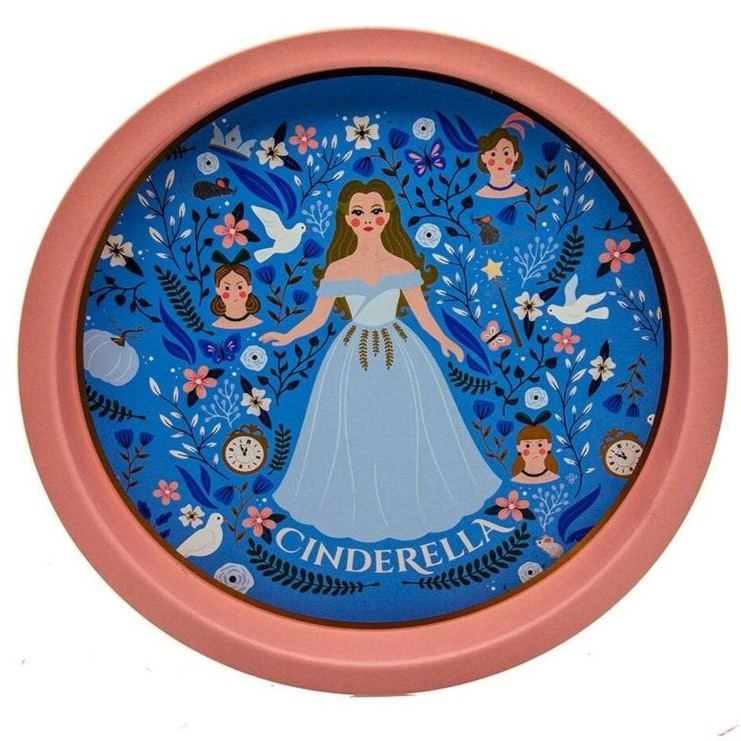 Ø315 mm Round Metal Tray Cinderella Themed