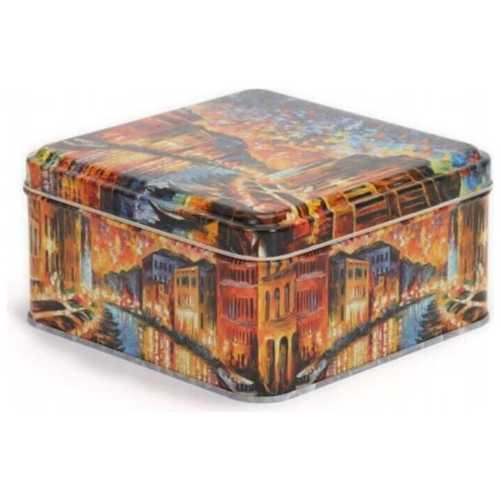 158x158x80 mm Square Metal Storage box 1.9L Afremov River
