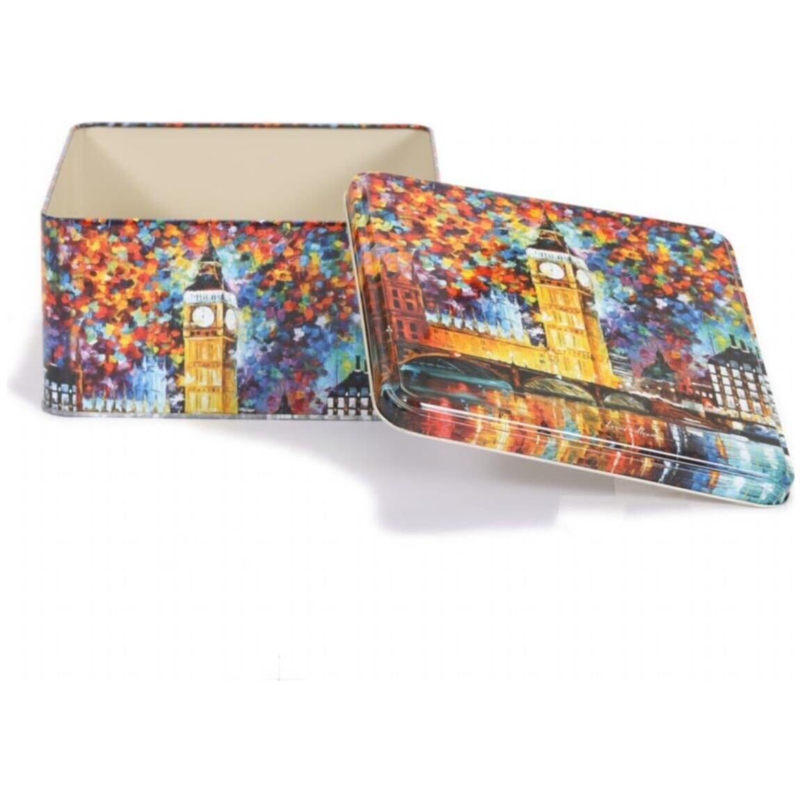 198x198x100 mm Square Metal Storage box 3.7L Afremov Big Ban