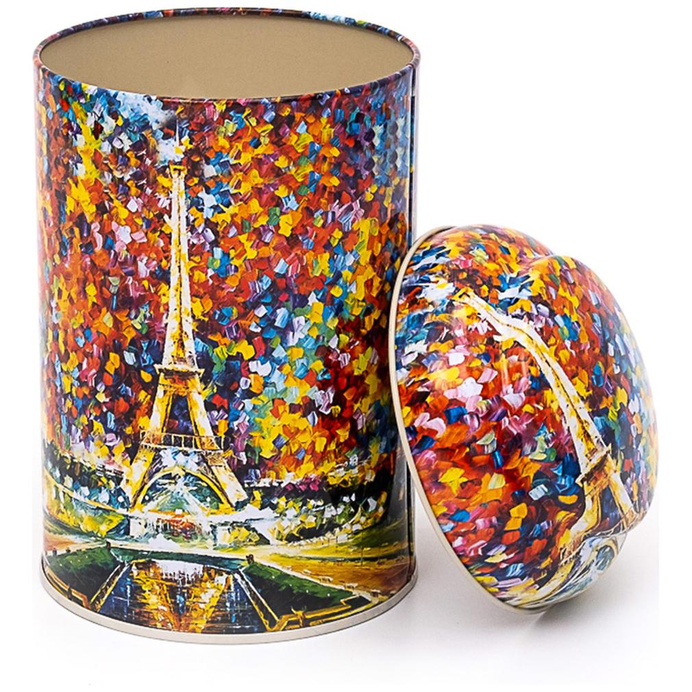 Ø105 x 150 mm  Round Metal Tin – 1.2L with Dome Lid Afremov Big Ban