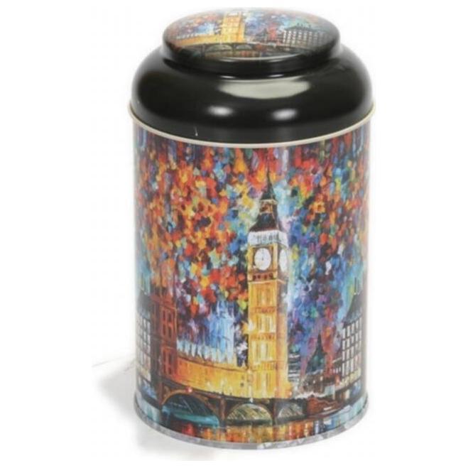Ø105 x 150 mm Round Metal Tin – 1.2L with Dome Lid Afremov Big Ban