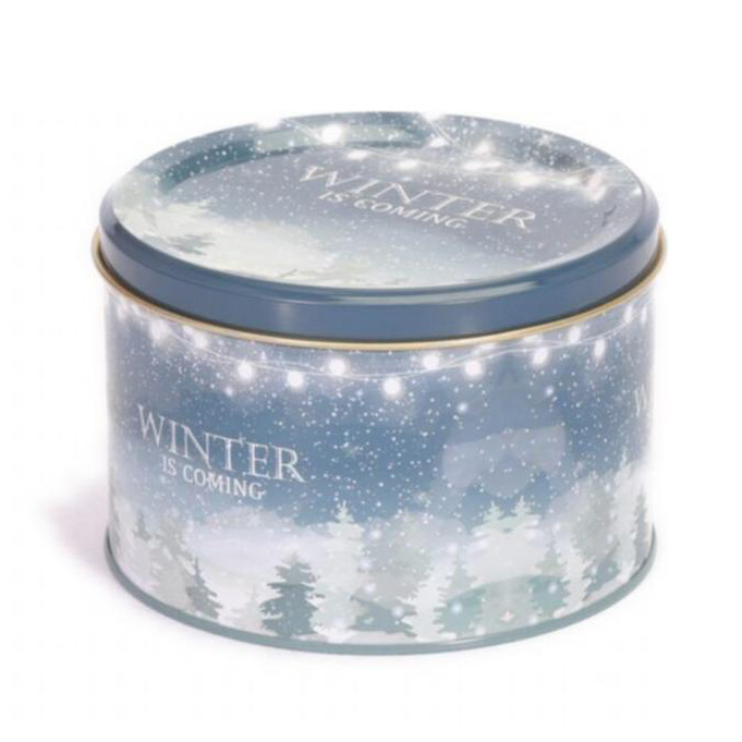 Ø140x90 mm Round Box  1.2L Lets Be Jolly