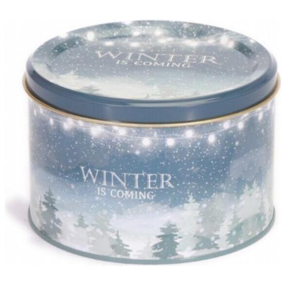 Ø140x90 mm Round Box  1.2L Vinter is Coming