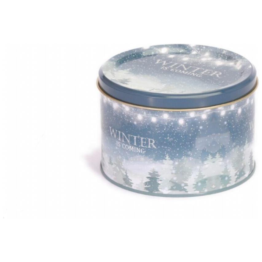 Ø140x90 mm Round Box  1.2L Vinter is Coming