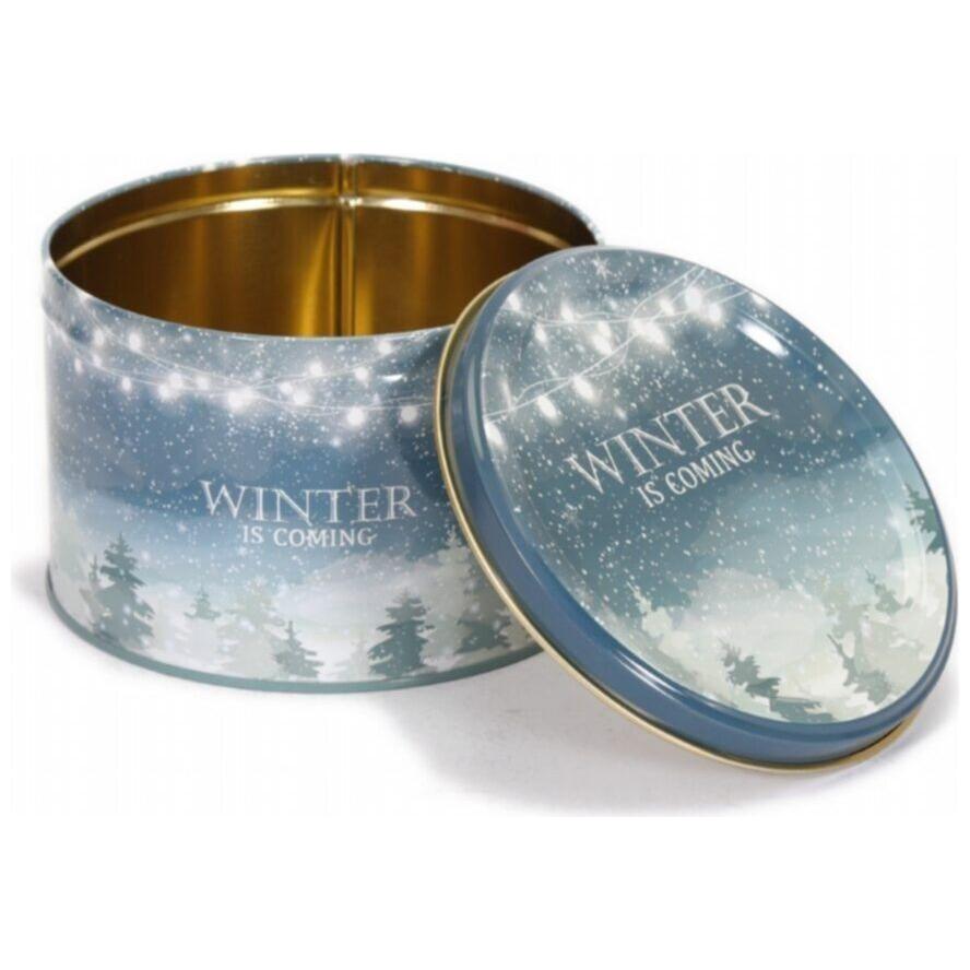Ø140x90 mm Round Box  1.2L Vinter is Coming