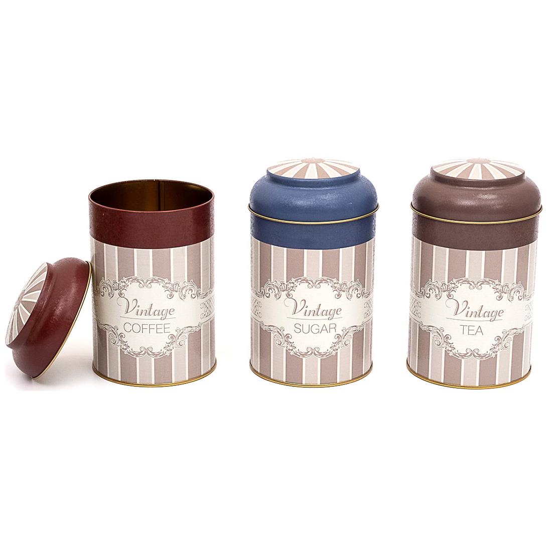Ø105 x 150 mm Round Metal Tin – 1.2L with Dome Lid Elegance Elegance Design