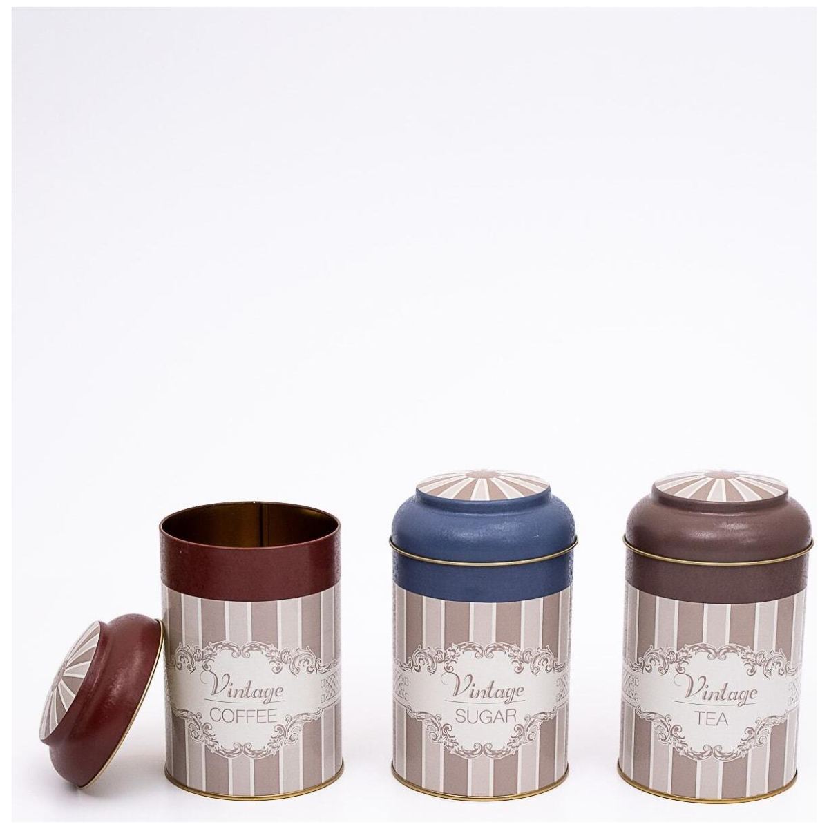 Ø105 x 150 mm Round Metal Tin – 1.2L with Dome Lid Elegance Elegance Design
