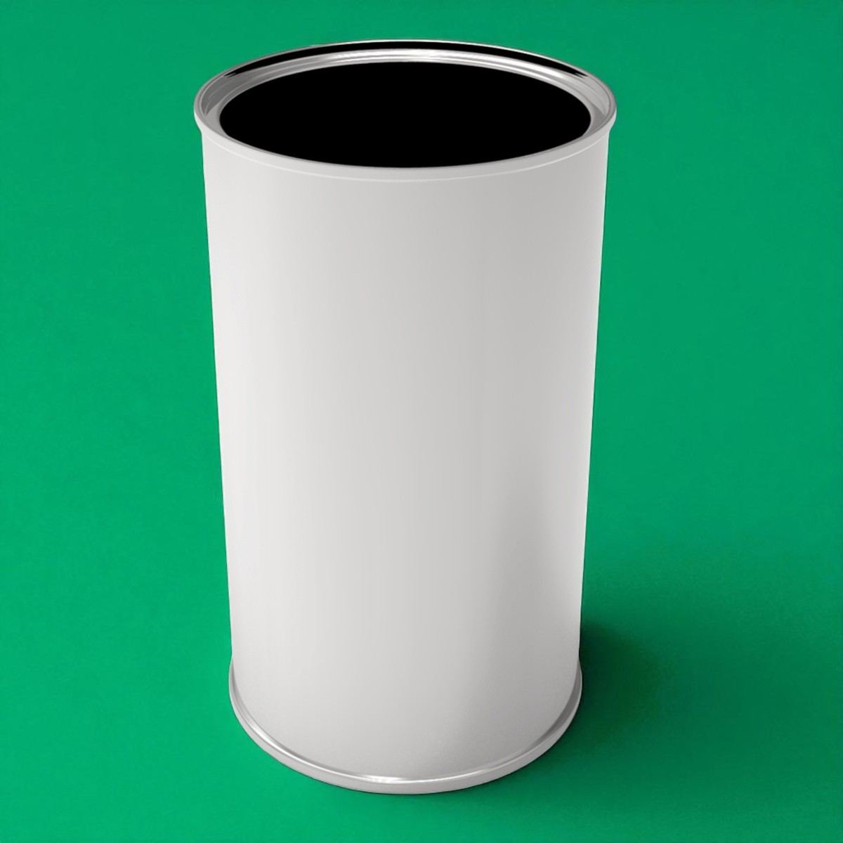 Cylinder Tin Can Olive Metal Container dia 99 x H199 mm 1.50 lt  