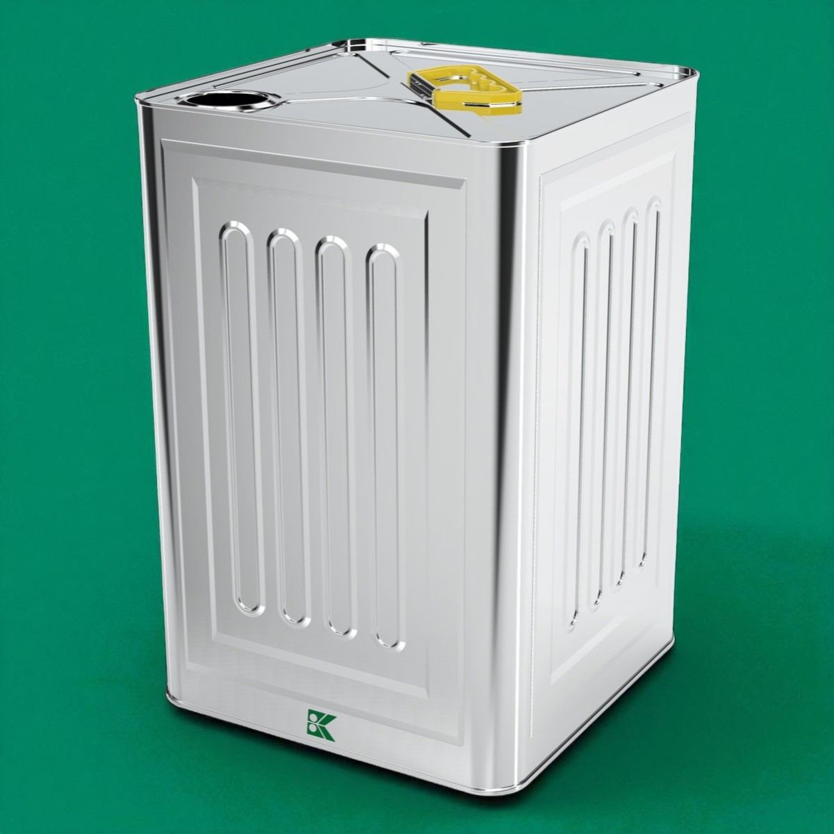 Square Tin Can 18 lt Agricultural Tin Can dia 232 x 232 mm x H350 mm 18 lt