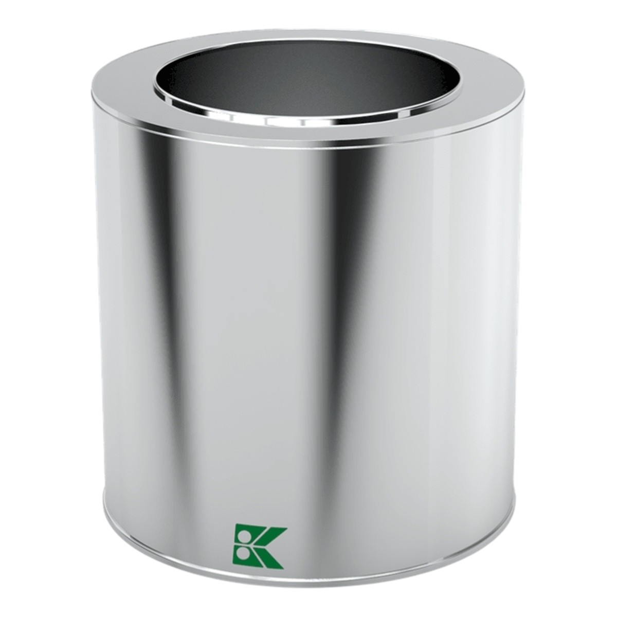 Cylinder Tin Can 3 lt Olive Metal Container dia 153 x H160 mm 3 lt  