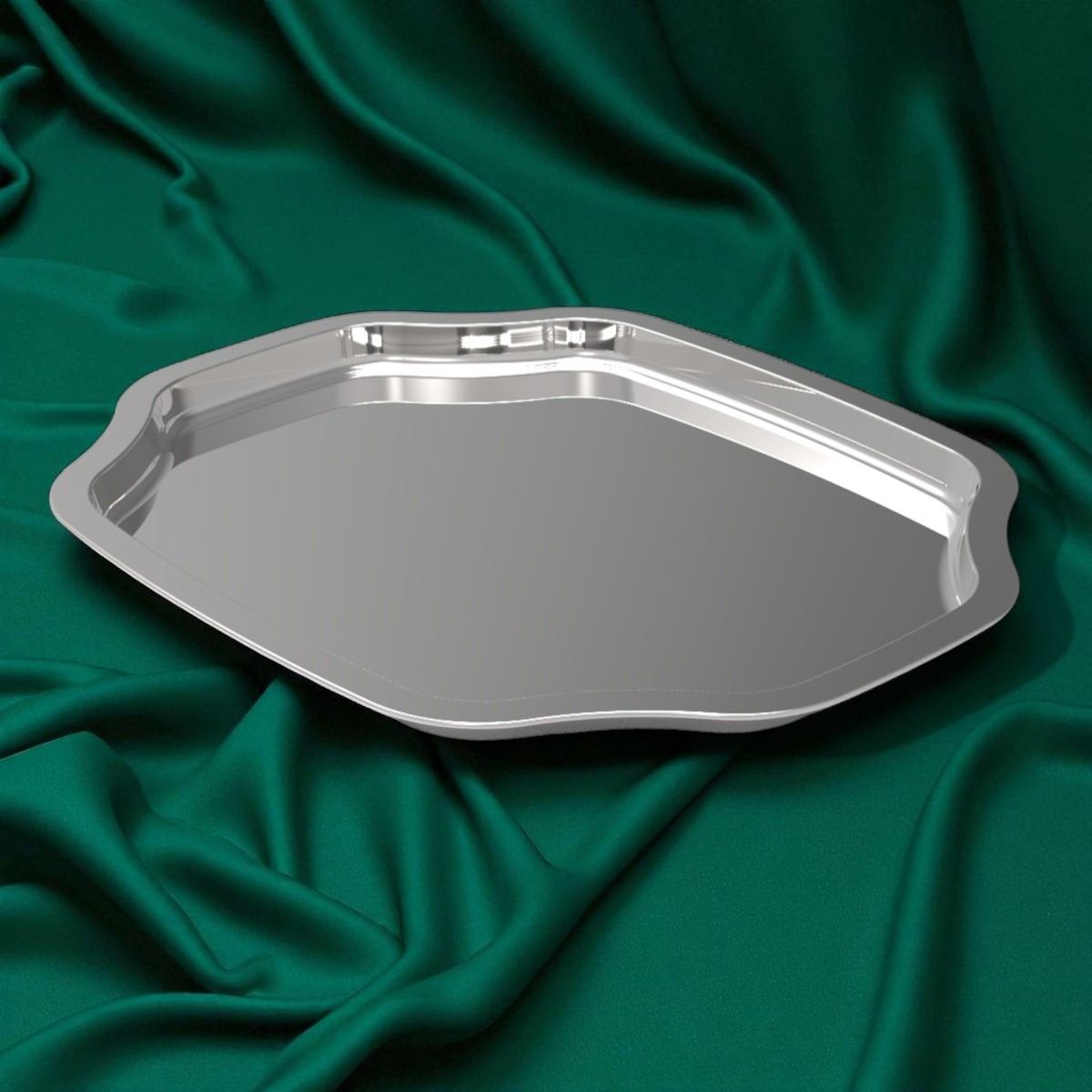 Rectangle Tin Can Large Promotional Tray 330x280x17 mm 1.50 Lt  