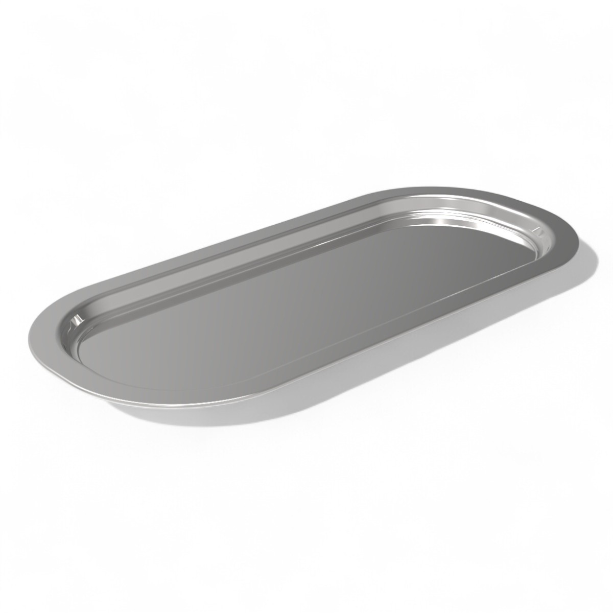 Rectangle Baton Promotion Metal Tray 160 x 350 x 12 mm 0.50 lt  