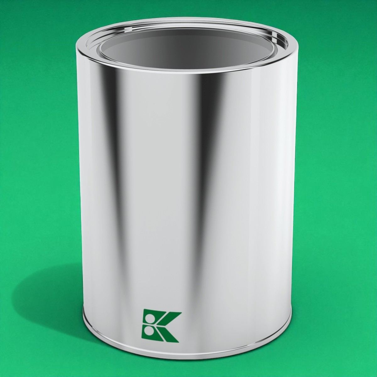 Cylinder Tin Can Metal Container dia 83 x H80 mm 0.25 lt  