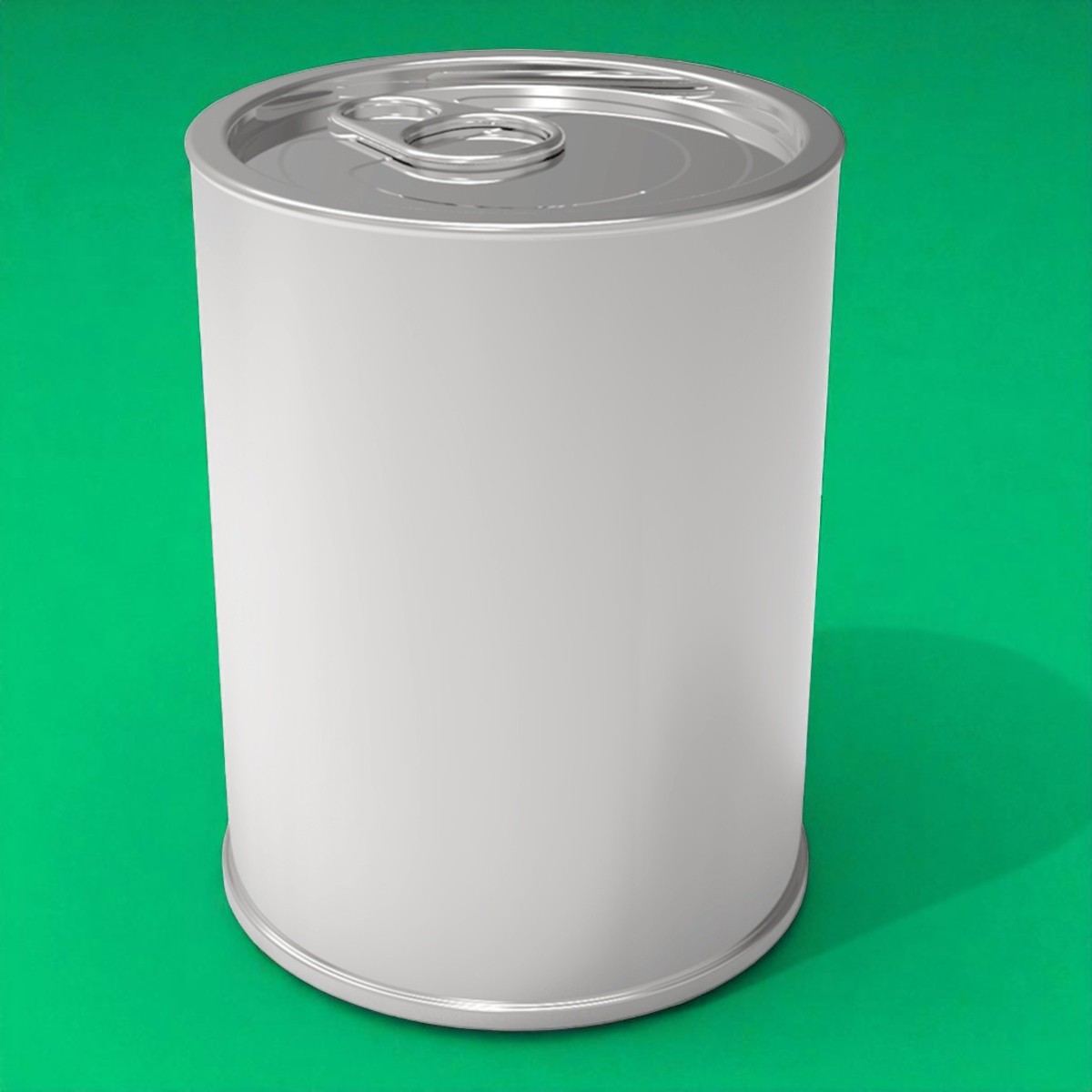 Cylinder Tin Can Agricultural Metal Container dia 65 x H105 mm 0.35 lt Easy Open Lid