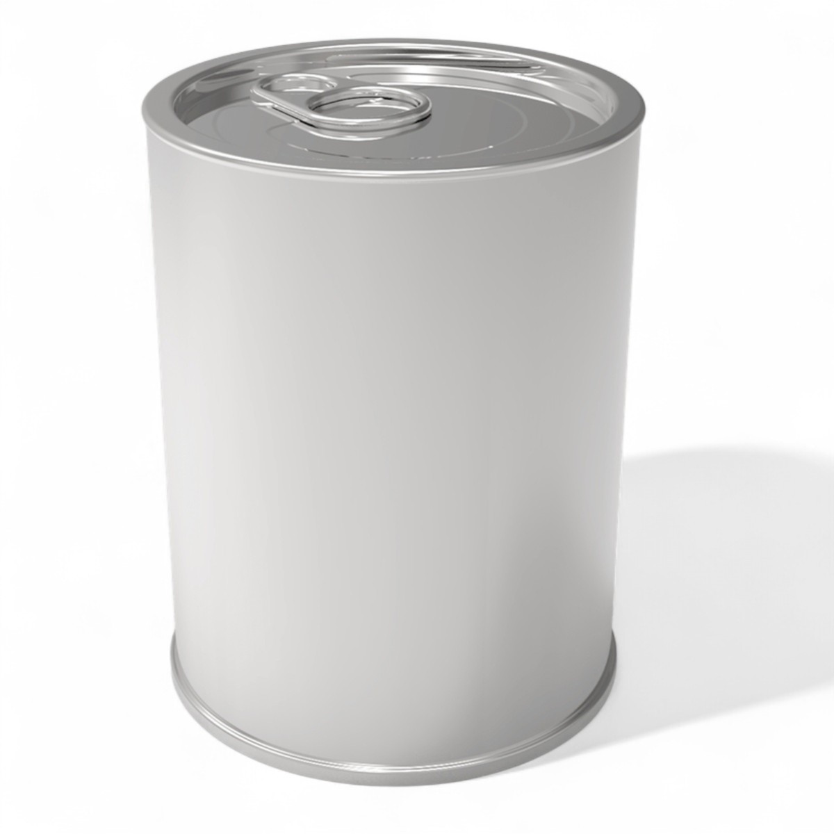 Cylinder Tin Can Agricultural Metal Container dia 65 x H105 mm 0.35 lt  Easy Open Lid
