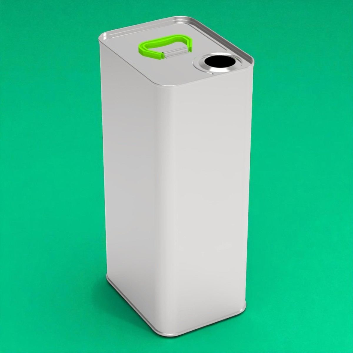Rectangle Tin Can 5 Liter Olive Oil Can 116 x 150 mm x H306 mm 5 lt  