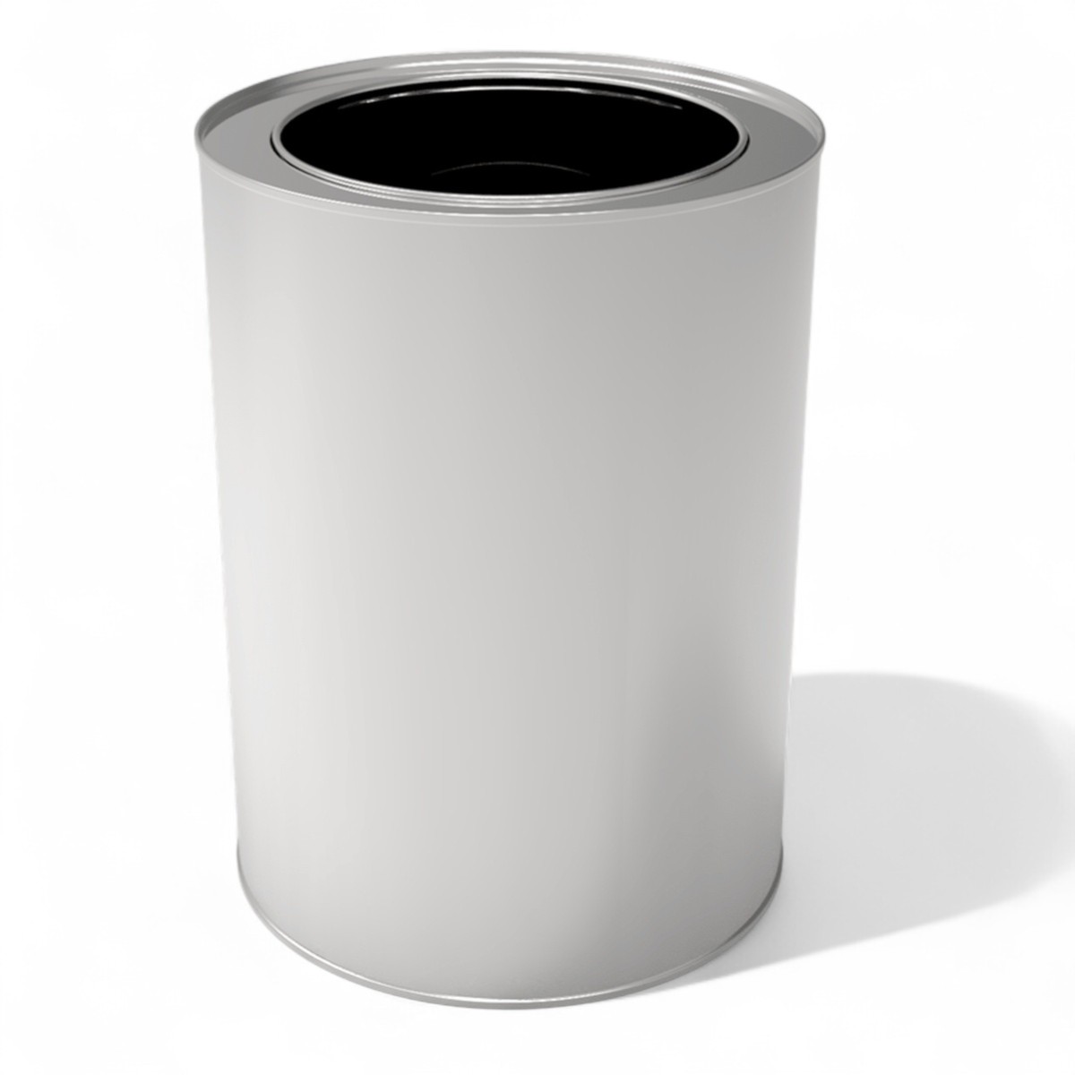 Cylinder Tin Can 2 lt Agricultural  Metal Container dia 153 x H130 mm 2 lt  