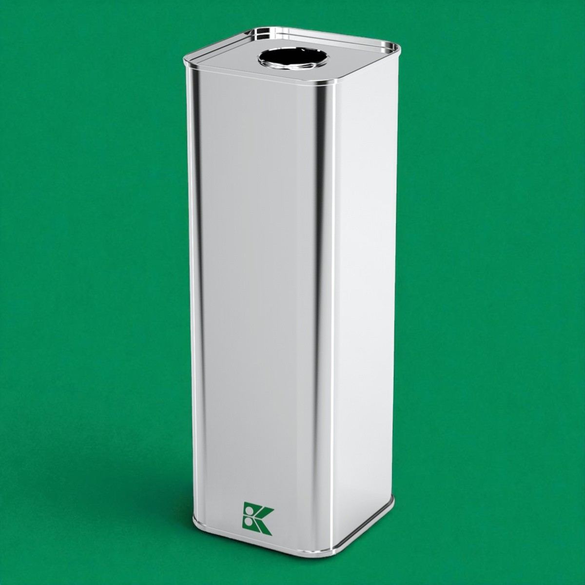 Square Tin Can 1.5 lt Olive Oil Can 87x 87 x H255 mm 1.50 Lt