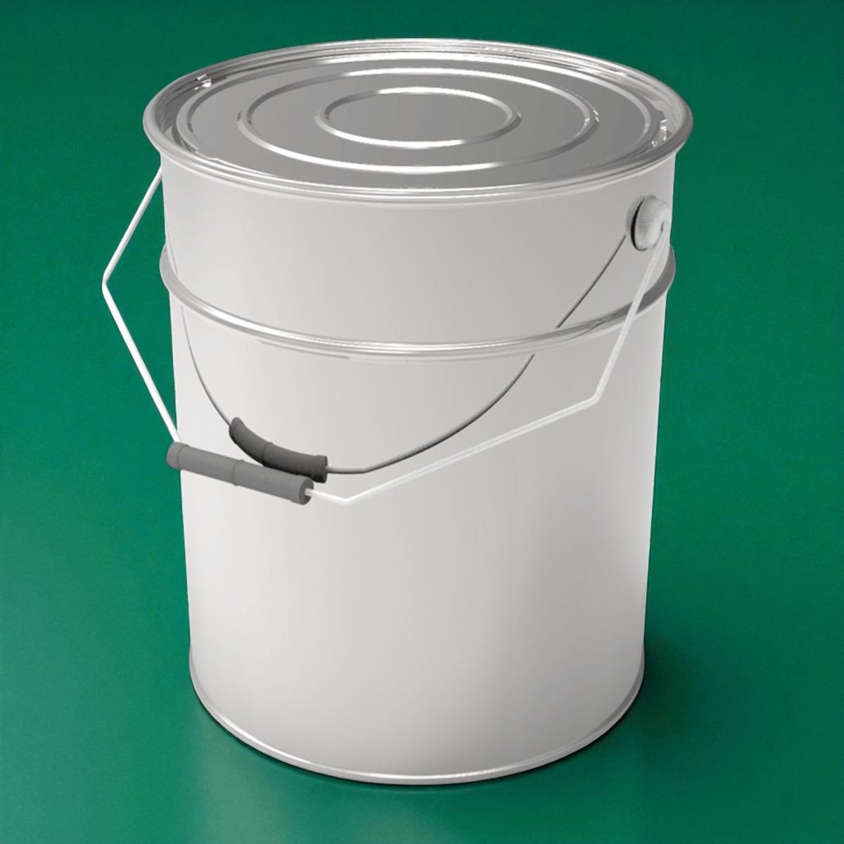 Cylinder Tin Can 18 lt Cream Ghee Bucket dia 270 x H330 mm 18 lt  