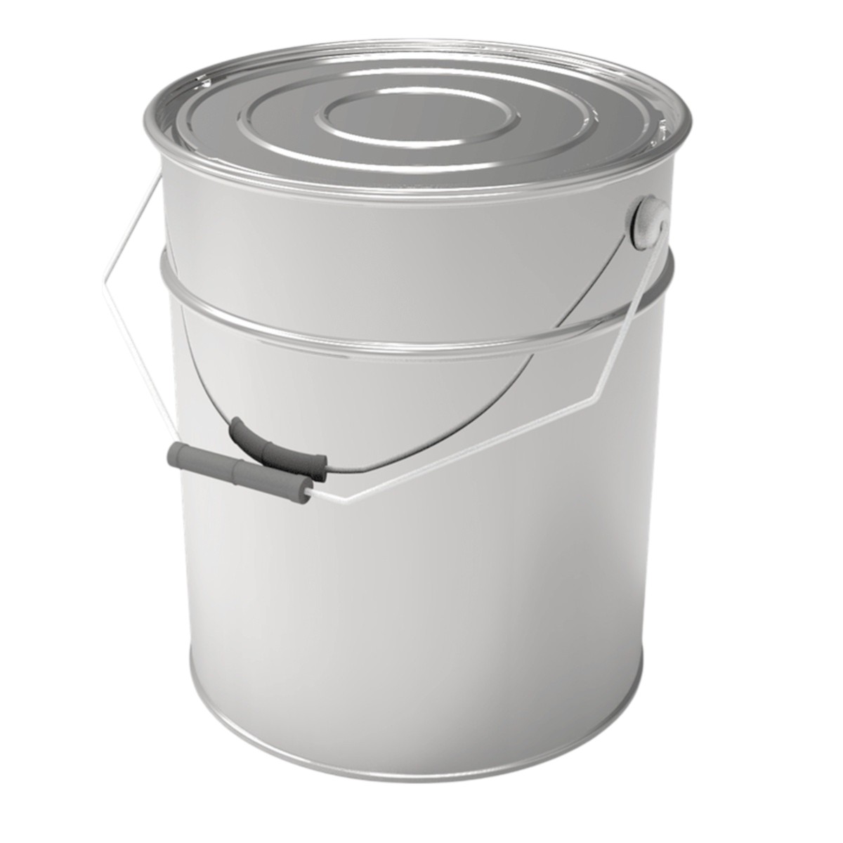 Cylinder Tin Can 18 lt Cream Ghee Bucket dia 270 x H330 mm 18 lt  