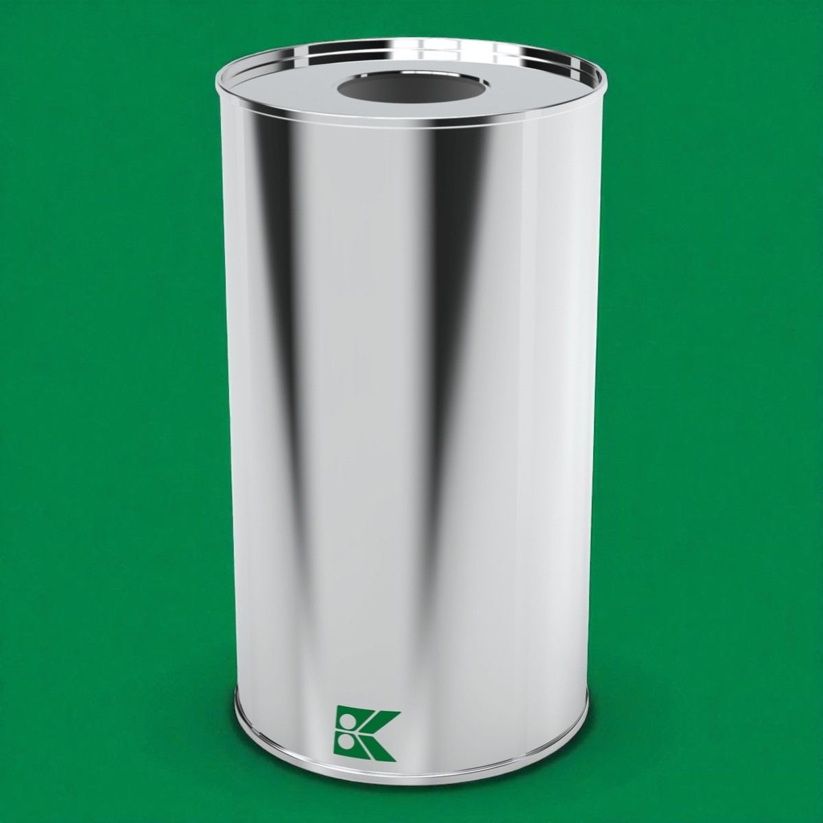 Cylinder Tin Can 1.5 lt Solvent Metal Container dia 105 x H190 mm 1.50 Lt  