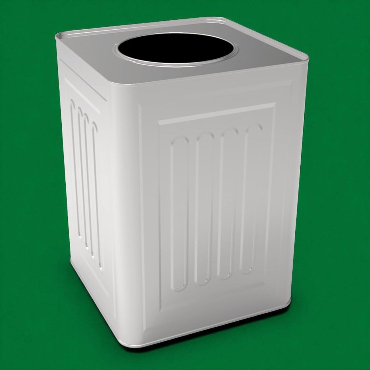 Square Tin Can 17 lt Nut Can 232 x 232 x H320 mm 17 lt