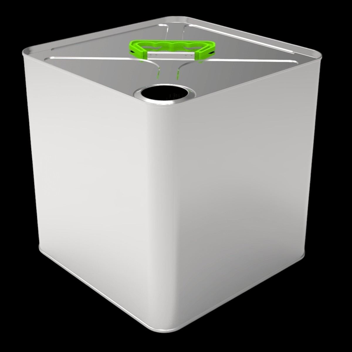 Square Tin Can 12 Liter Olive Oil Can 232 x 232 x 240 mm 12 lt