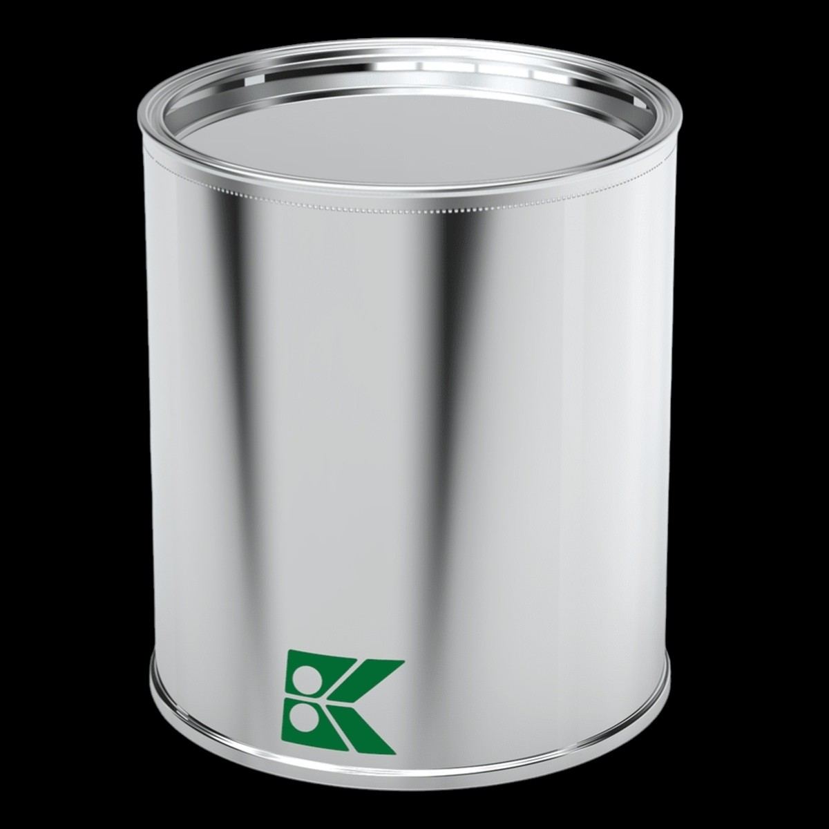 Cylinder Tin Can Paint Metal Container dia 83 x H94 mm 0.5 lt  