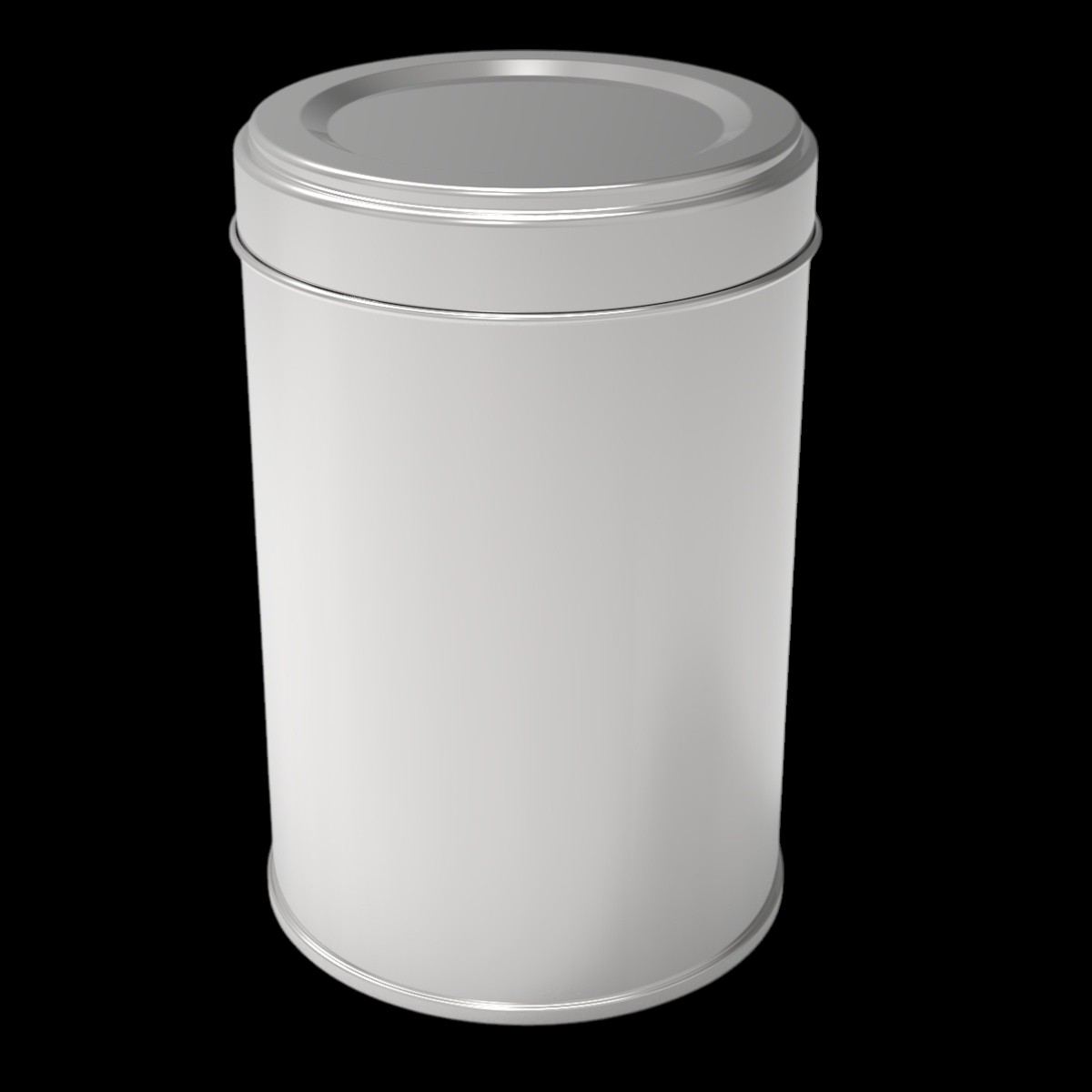 Cylinder Tin Can 0.20 lt Textile Watch Stationery Promotional Box dia 83 x H35 mm 0.20 lt