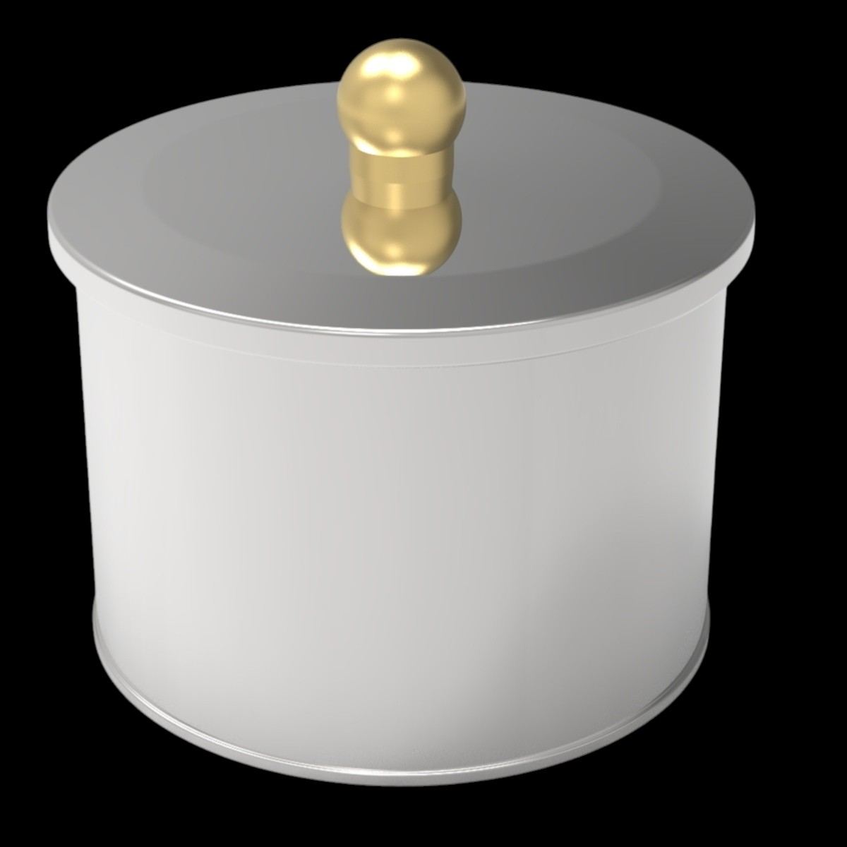 Cylinder Tin Can Cookie Metal Container dia 140 x H100 mm 1.50 Lt Slip Lid