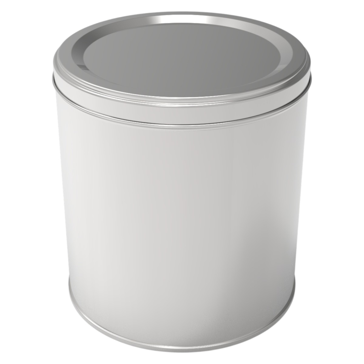 Round Tin Box 1 lt Halva Metal Container dia 140 x H66 mm 1 lt  
