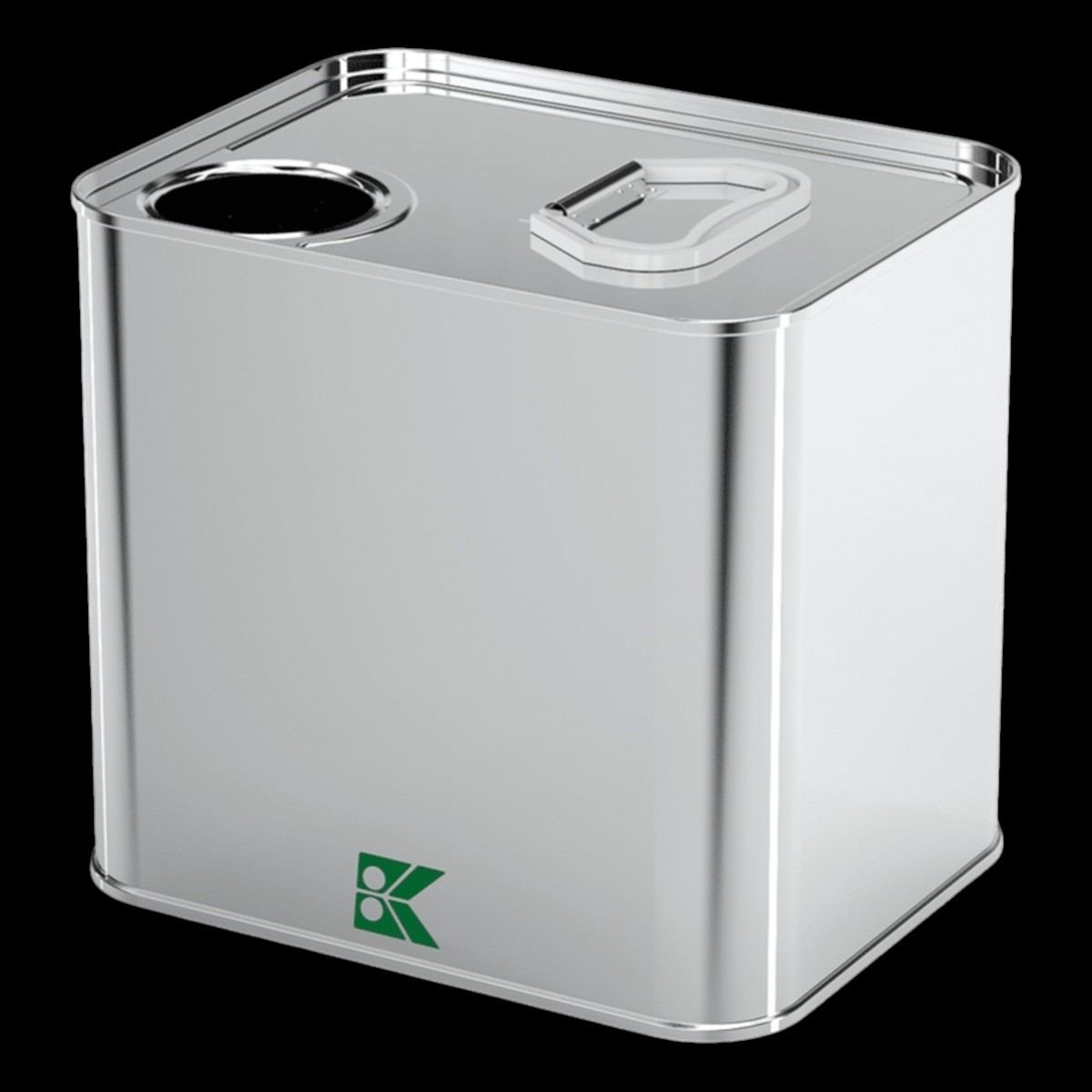 Rectangle Tin Can 2 lt Thinner Metal Container  116 x 150 mm x H135 mm 2 lt  