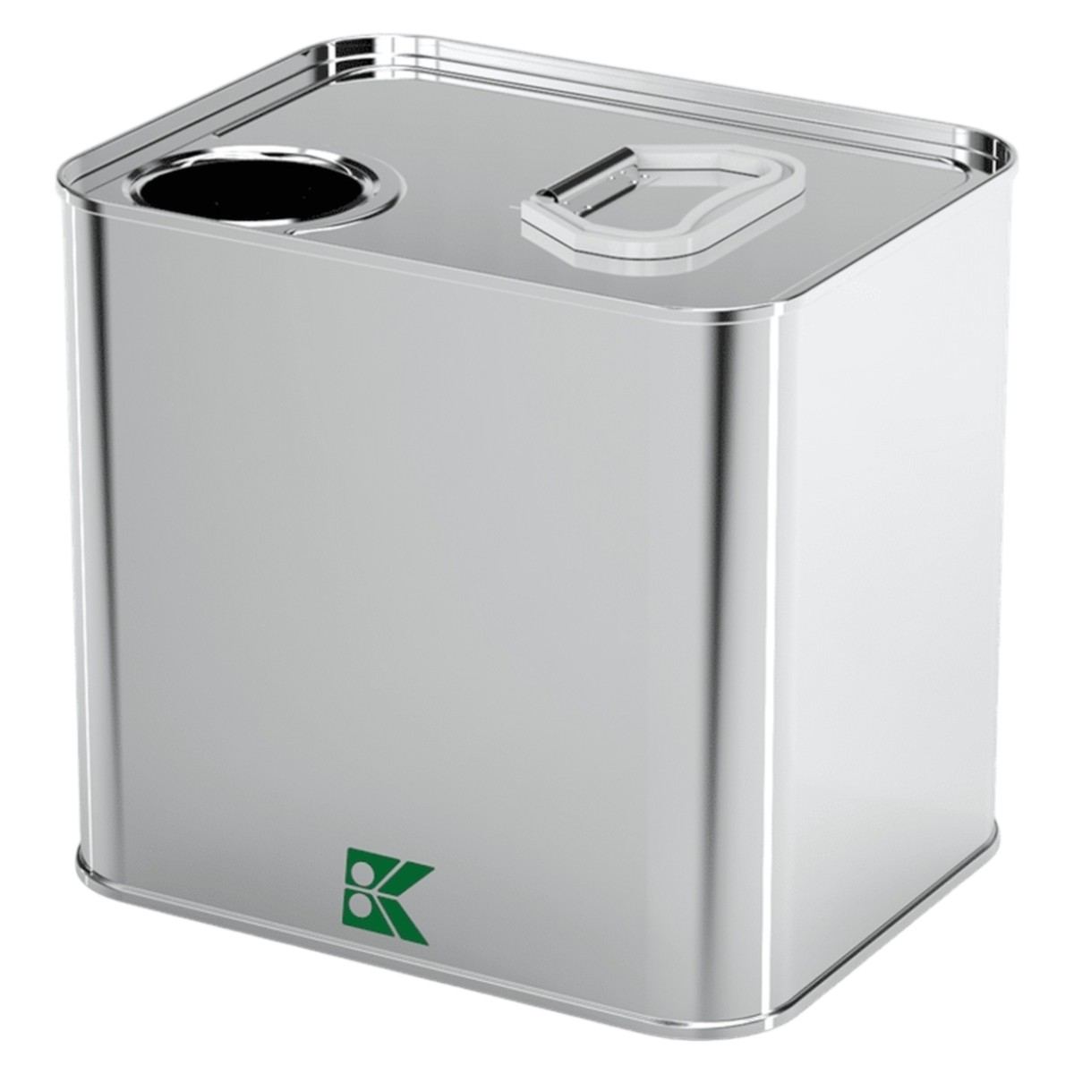 Rectangle Tin Can 2 lt Thinner Metal Container  116 x 150 mm x H135 mm 2 lt  