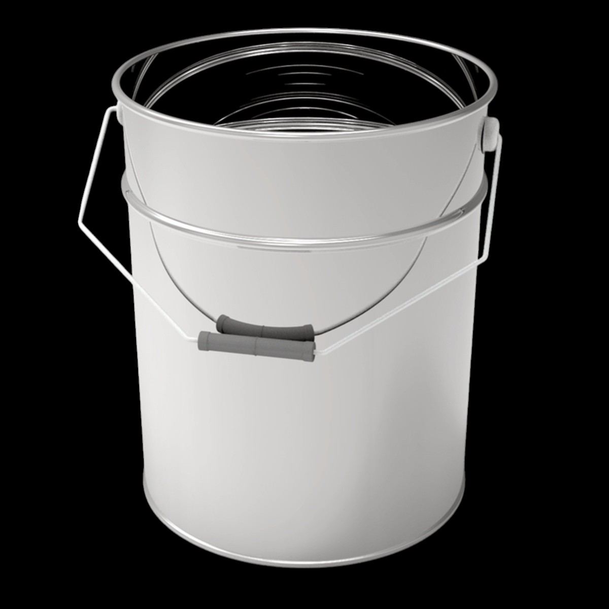 Metal Bucket 19 lt Yogurt Bucket dia 270 x H345 mm Food Grade 19 lt