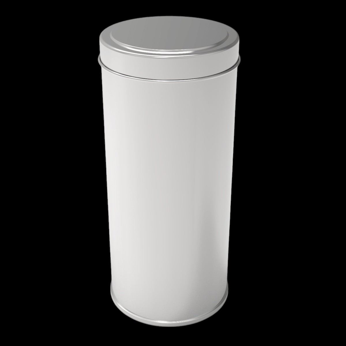 Cylinder Tin Can 0.7 lt Tea Coffee Metal Container dia 73 x H165 mm 0.70 lt Slip Lid