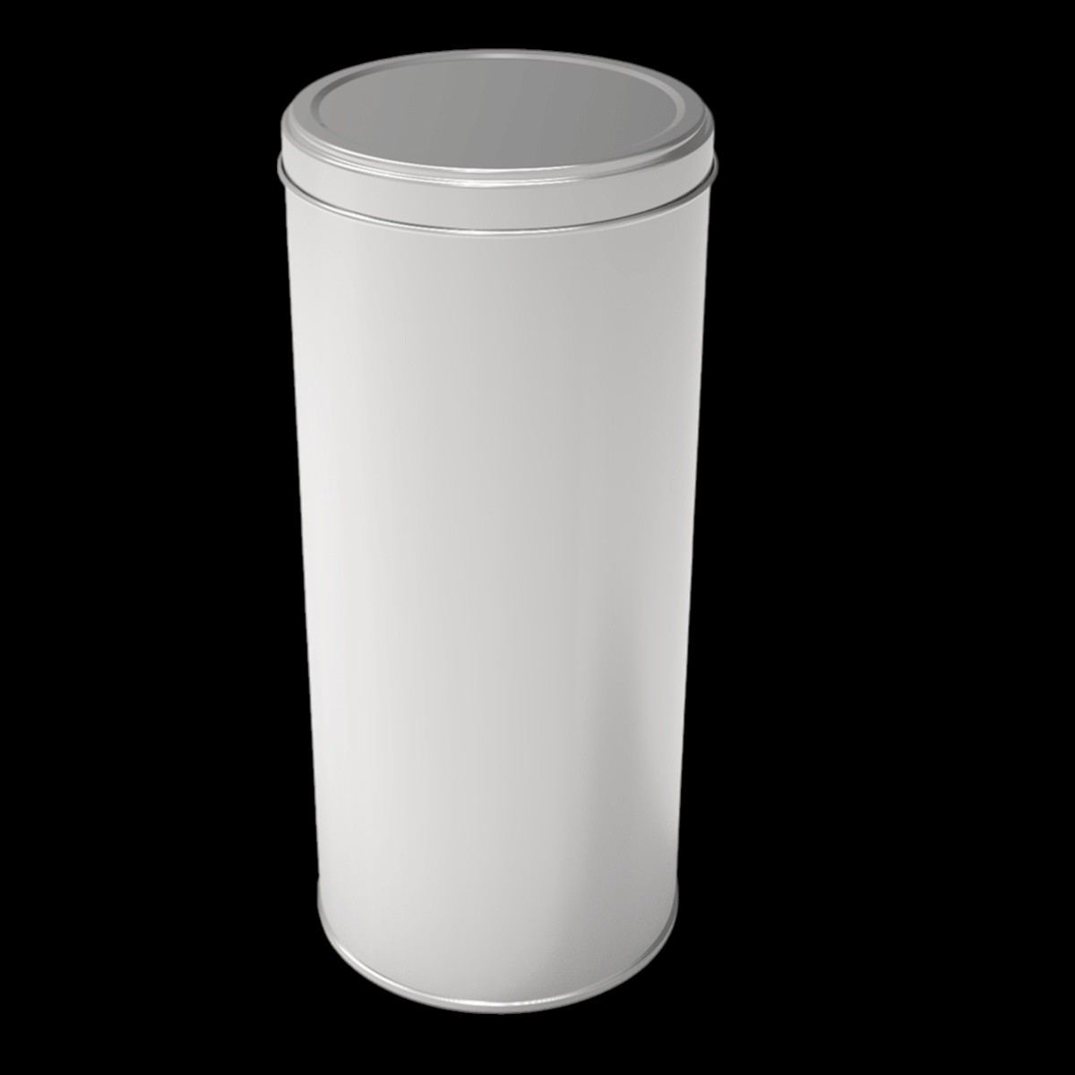 Cylinder Tin Can 3 lt Tea Coffee Metal Container dia 120 x H270 mm 3 lt Slip Lid