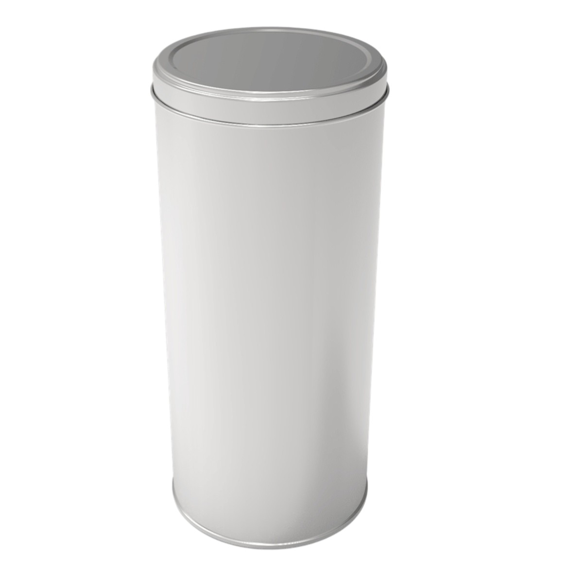 Cylinder Tin Can 3 lt Tea Coffee Metal Container dia 120 x H270 mm 3 lt  Slip Lid