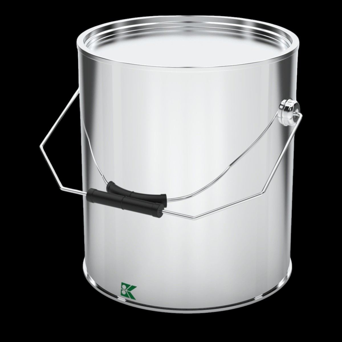Cylinder Tin Can 5 Liter Paint Bucket dia 175 x H215 mm 5 lt