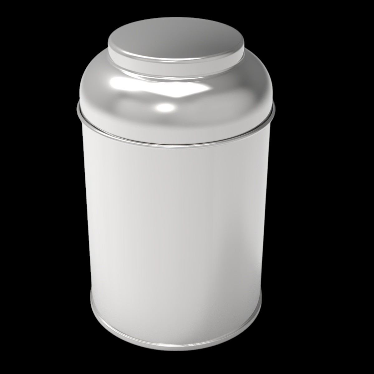 Cylinder Tin Can 1 lt Tea Coffee and Hot Drinks Metal Container Matcha dia 90 x H150 mm 1 lt